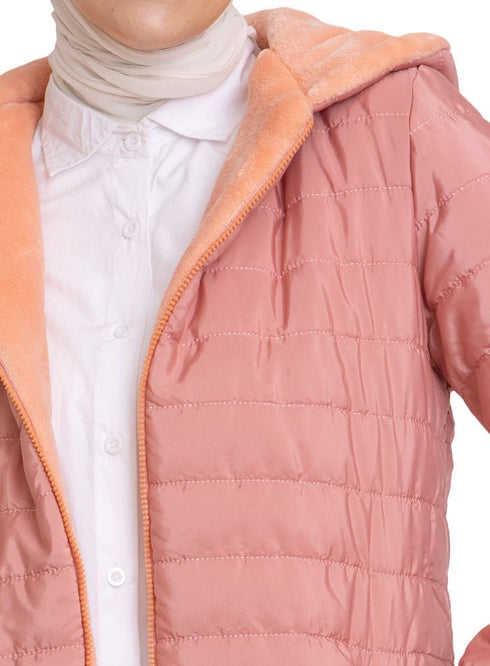 Pink Long - Double Face Jacket - Khotwh